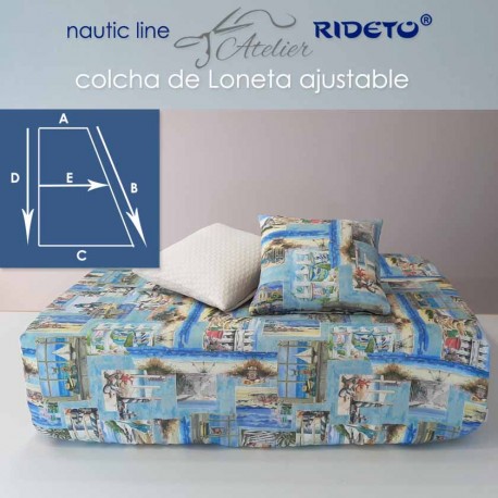 Mattress cover for Boat mattress rectangular Trapeze D