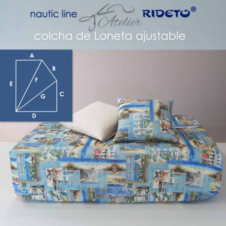 Mattress cover for Boat mattress sloped corners shape