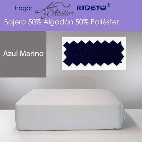 Fitted sheet for mattress 30 cm blue