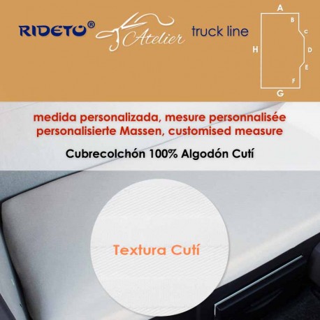 Mattress cover 100% cotton cutí fabric for truck beds D shape