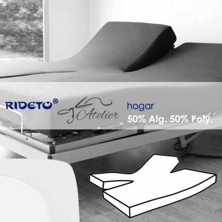 Fitted sheet articulated bed 50% coton 50% polyester
