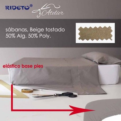 Flat sheet for Trucks bunk beds 50% cotton 50% polyester piedra